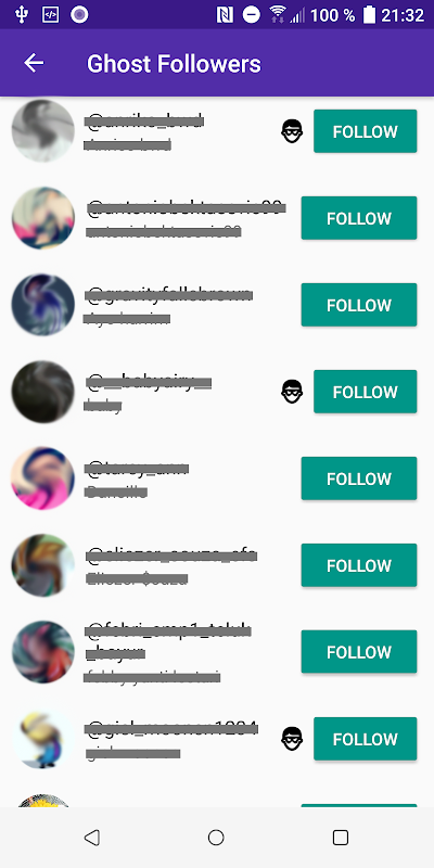 Unfollowers & Ghost Followers Screenshot 0