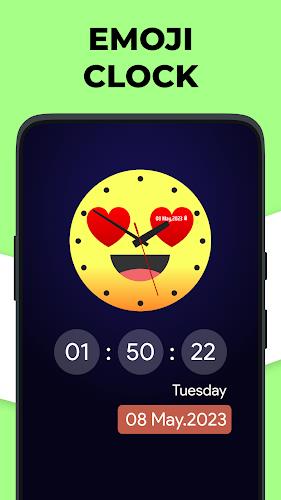 Live Clock wallpaper app Скриншот 3