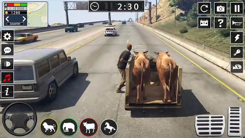 Animal transport truck games Ekran Görüntüsü 3