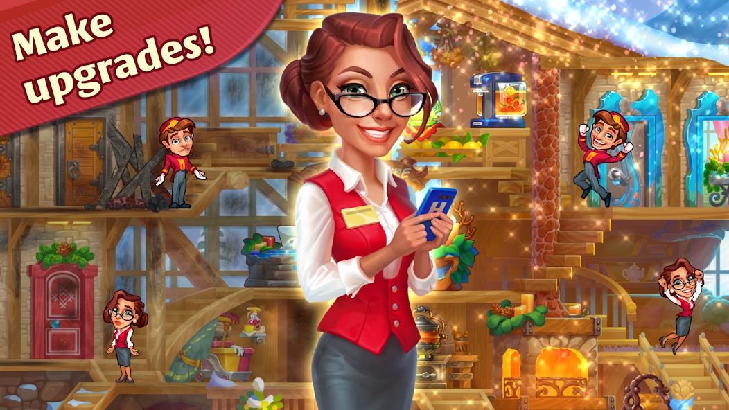 Grand Hotel Mania: Hotel games Mod Ảnh chụp màn hình 1