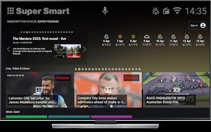 Super Smart TV Launcher Schermafbeelding 0