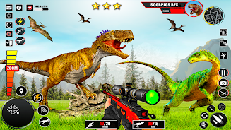 Real Dinosaur Hunter Gun Games 螢幕截圖 0