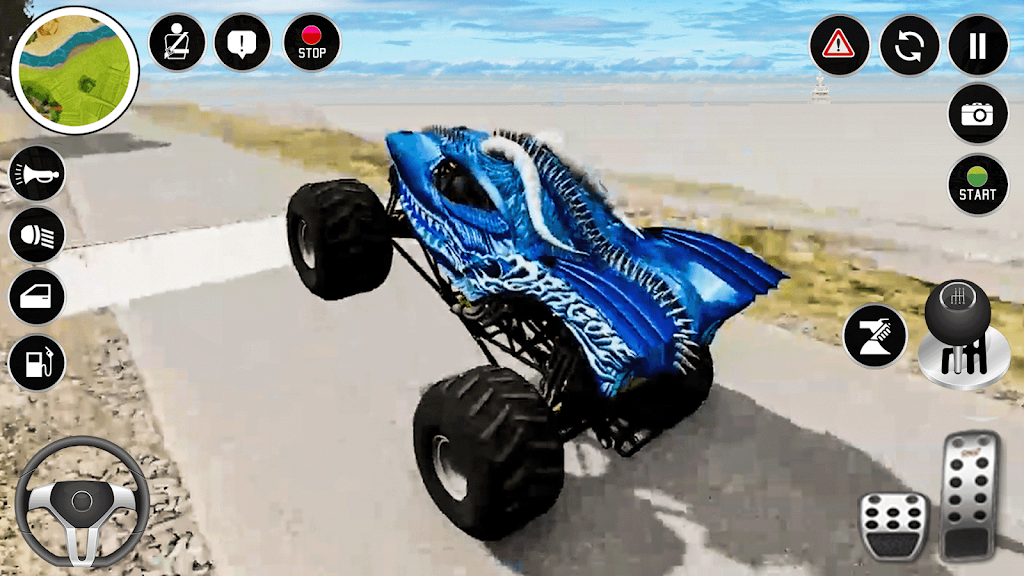 Real Monster Truck Game 3D Capture d'écran 3