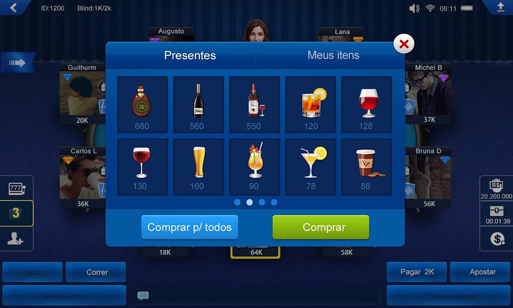 Schermata Poker Brasil HD 2