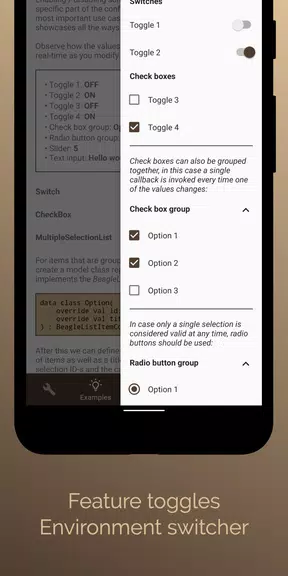 Beagle - Debug menu demo Zrzut ekranu 3