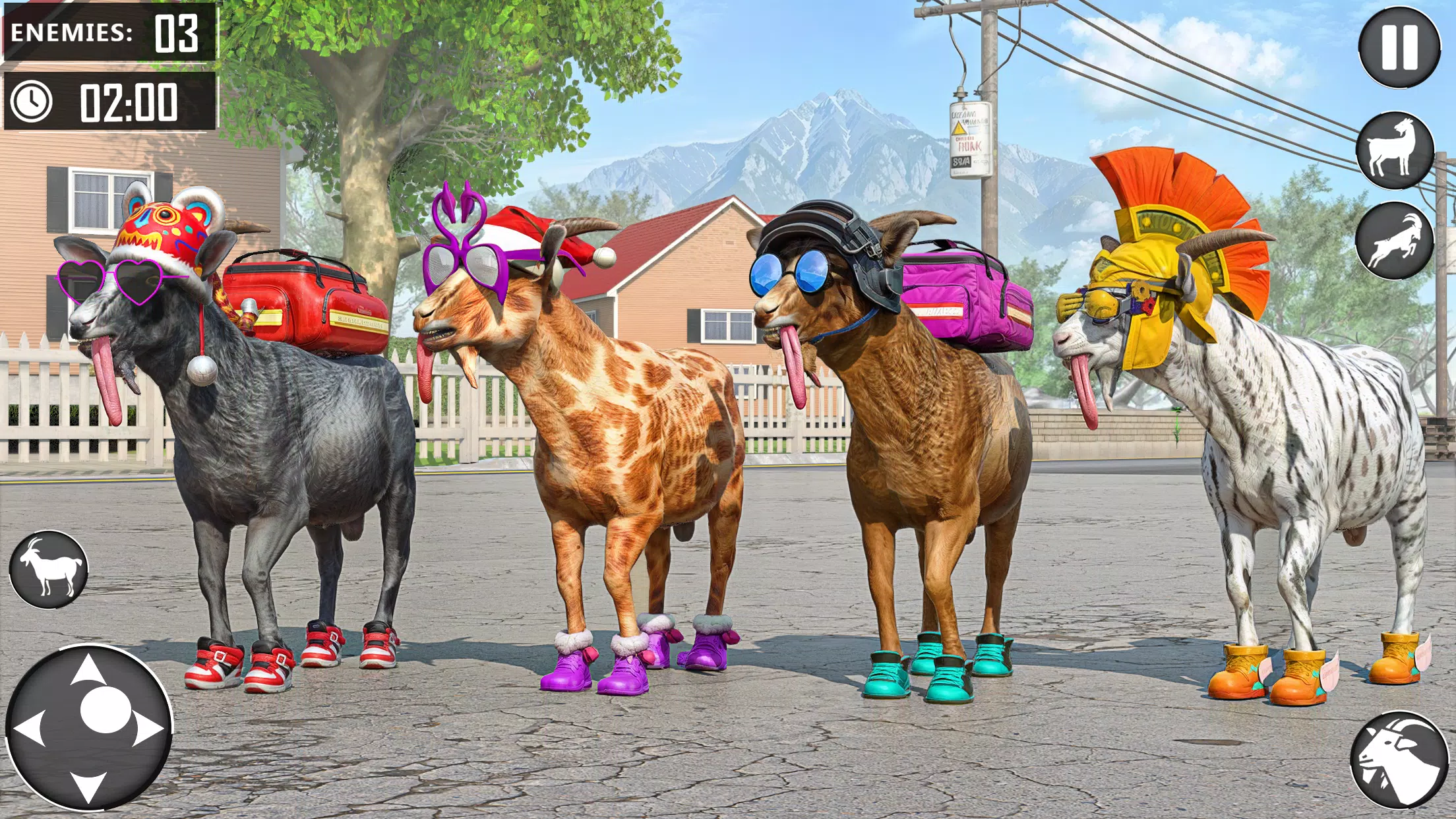 Angry Goat Fun Simulator Tangkapan skrin 3