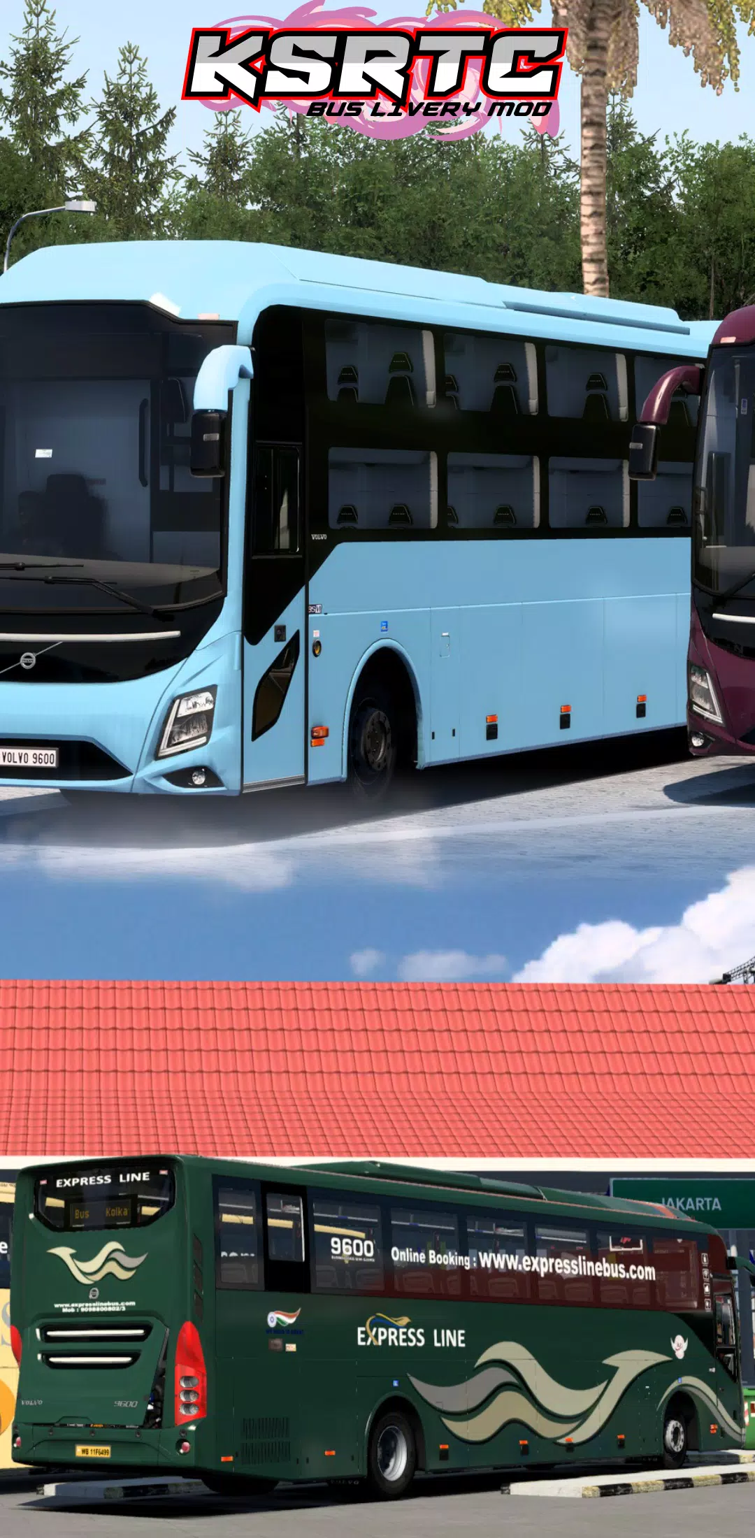 Ksrtc Bus Livery Mod Captura de pantalla 0