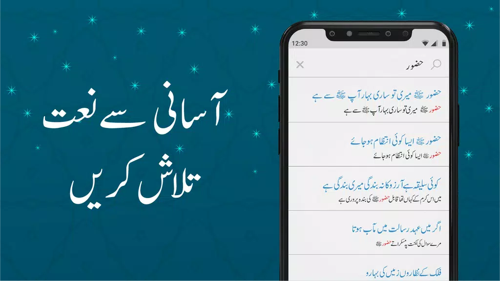Schermata Naat Lyrics Library 2