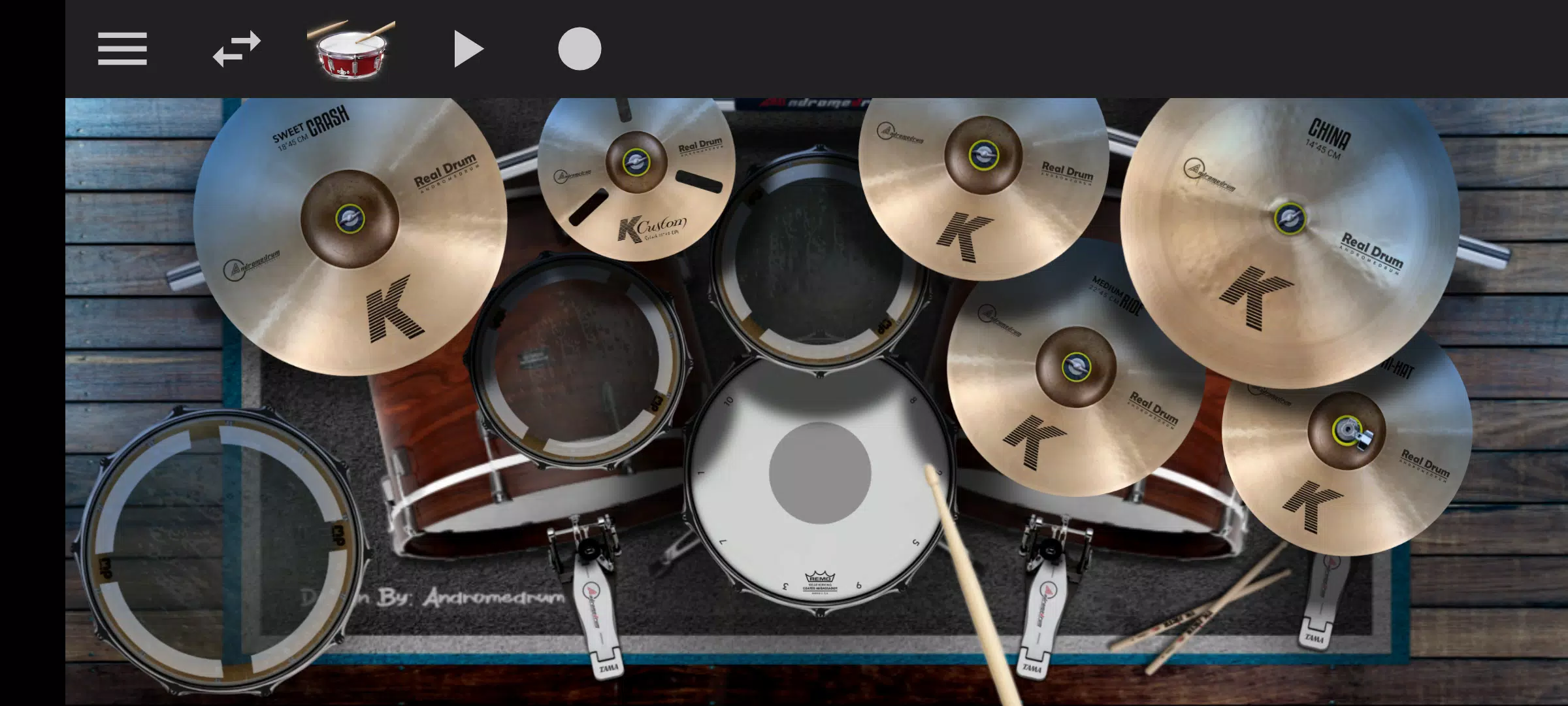 Mega Drum - Drumming App 스크린샷 0