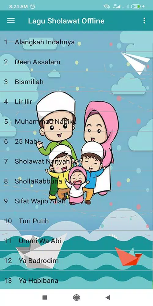 Lagu Sholawat & Anak Muslim Tangkapan skrin 1