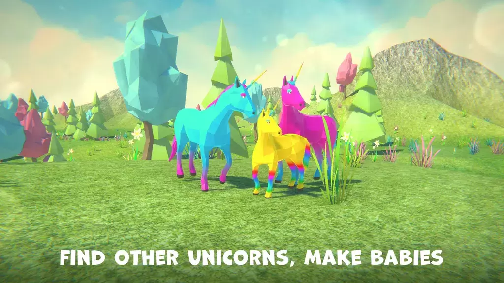 Unicorn Family Simulator Ảnh chụp màn hình 0