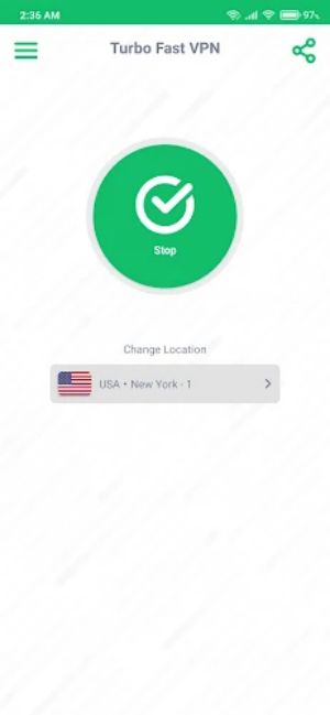 Turbo Fast VPN - Unlimited Screenshot 1