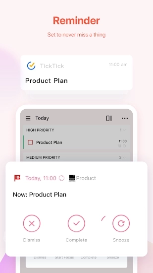 TickTick ToDo List Planner Reminder & Calendar Ekran Görüntüsü 2