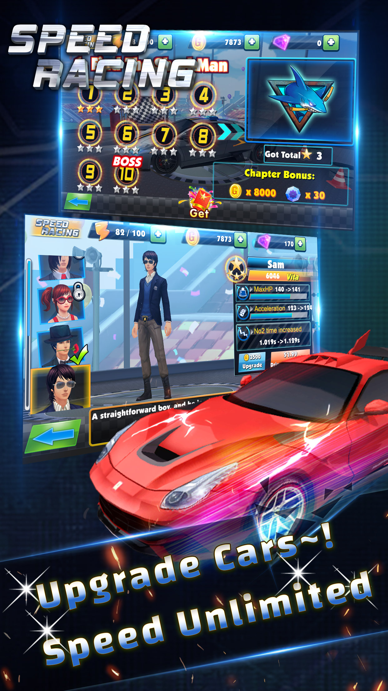 Speed Racing - Secret Racer Ảnh chụp màn hình 2