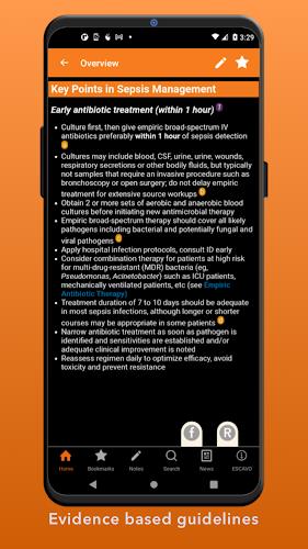 Sepsis Clinical Guide Captura de tela 1