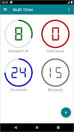 Multi Timer: concurrent timers Schermafbeelding 0