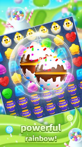 Sweet Candy Cat Puzzle Game Capture d'écran 0