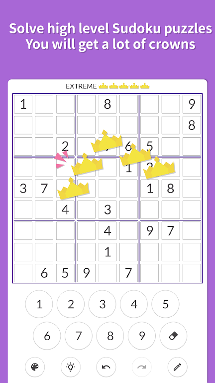 Sudoku Kingdom - Sudoku puzzle स्क्रीनशॉट 1