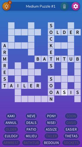 Fill-in Crosswords Unlimited ภาพหน้าจอ 1