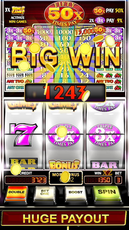 Schermata Triple Fifty Times Pay - Free Vegas Style Slots 0