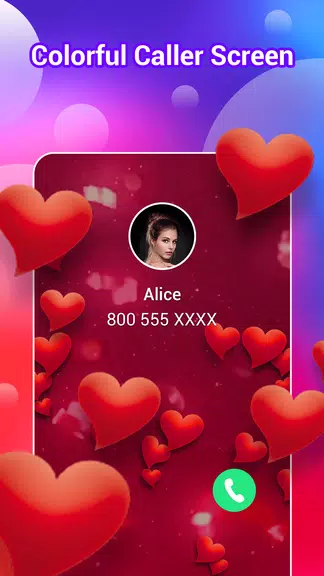 Color Call Screen - Call flash Скриншот 1