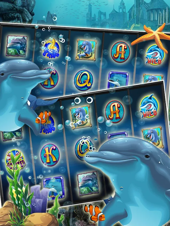 Lucky Dolphin Slots: Free Casino Slot Machines Скриншот 0