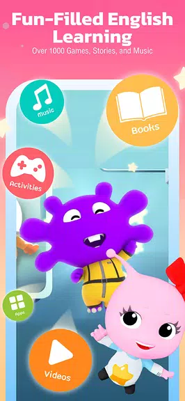 Galaxy Kids - Learning English Captura de pantalla 1