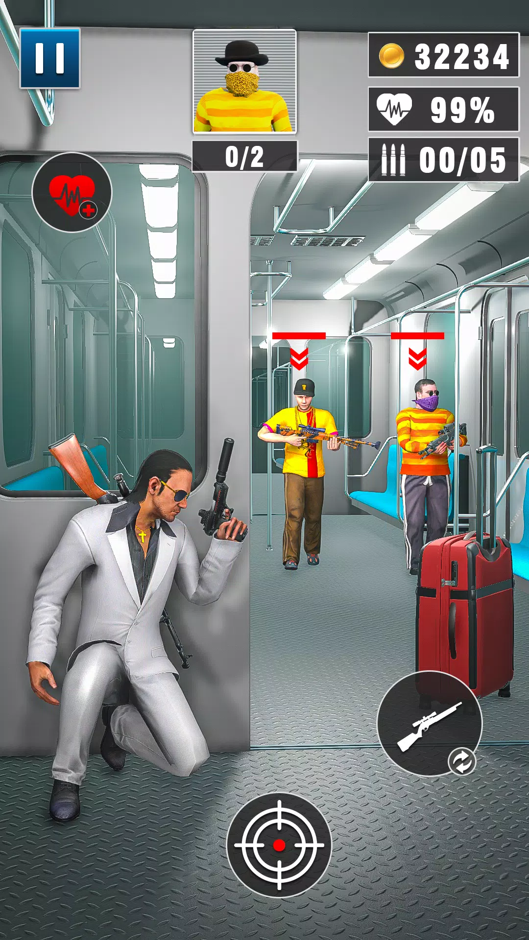 Agent Hunt Shooting Games 3D Скриншот 1