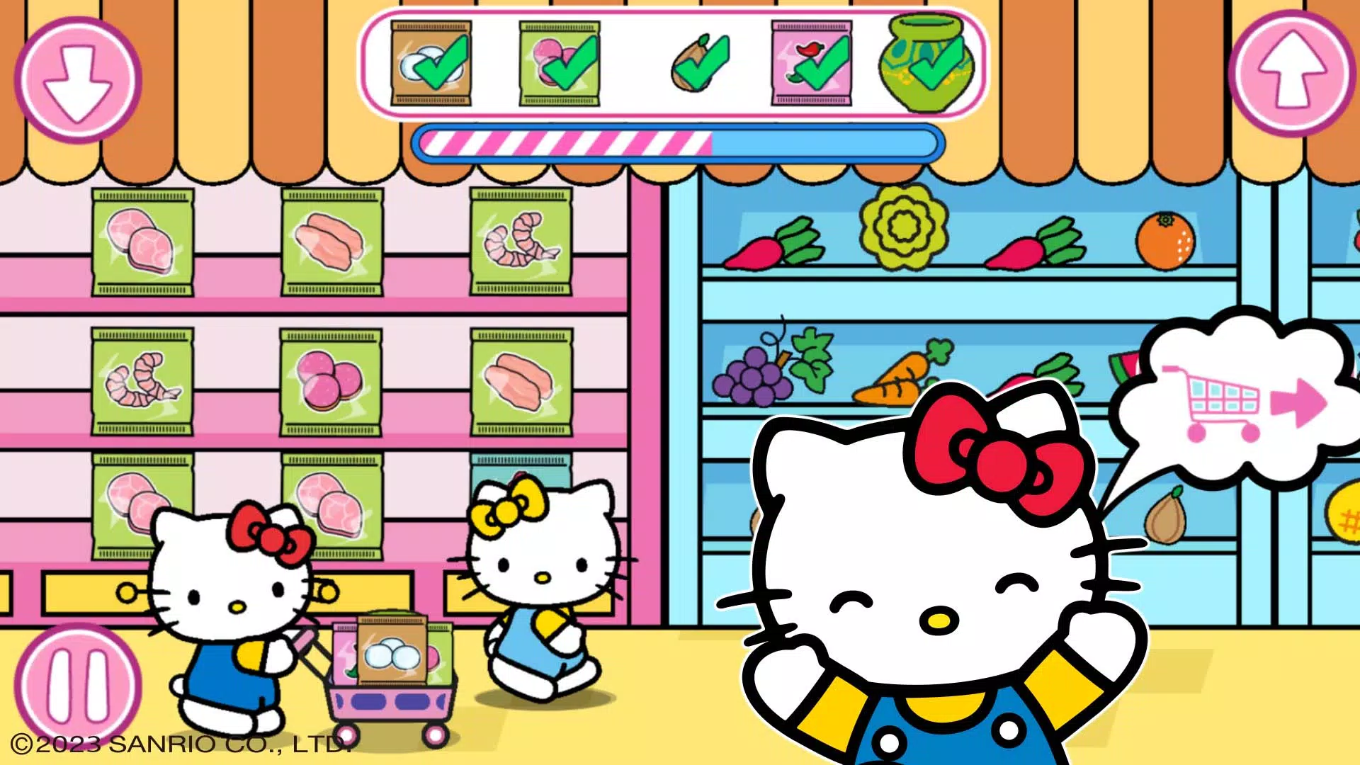 Hello Kitty: Игра Супермаркет Скриншот 1