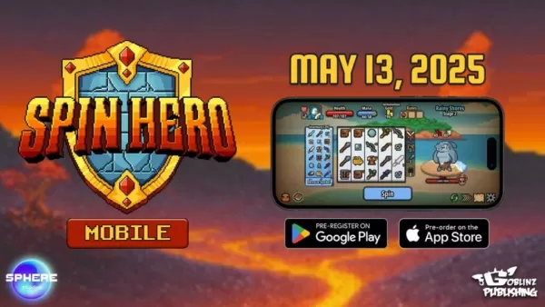 „Spin Hero: automat do gry Roguelike Deckbuilder uruchamia się na Androida”