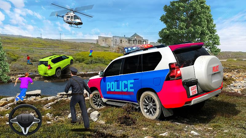 Offroad Police Car Chase Game应用截图第1张