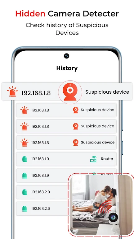 Detect Hidden Camera ဖန်သားပြင်ဓာတ်ပုံ 2