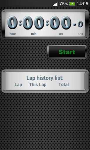 Stopwatch Screenshot 2