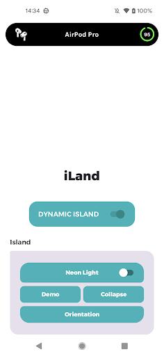 Dynamic notch iOS 16 - iLand Zrzut ekranu 0