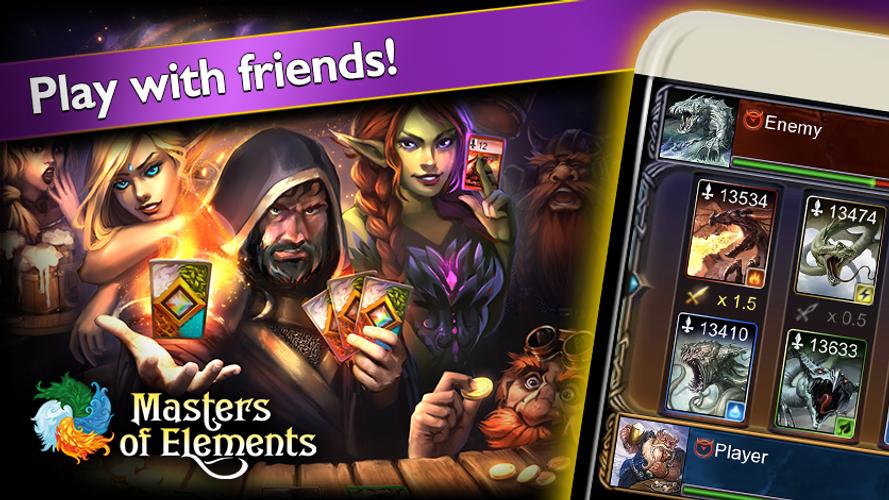Masters of Elements－Online CCG 螢幕截圖 3