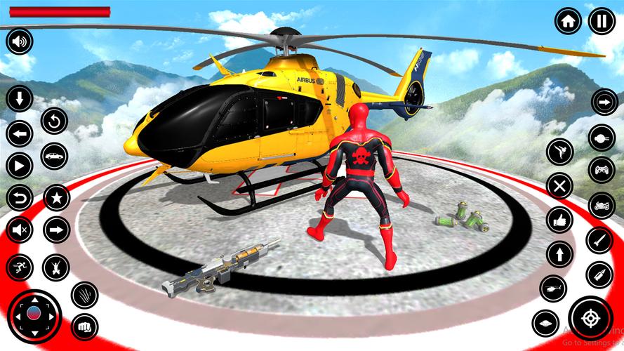 Flying Spider Rope Hero Fight スクリーンショット 2
