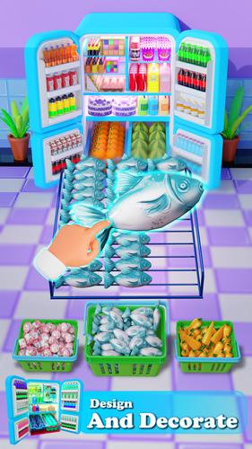 Fill The Fridge Organizer Game Zrzut ekranu 2