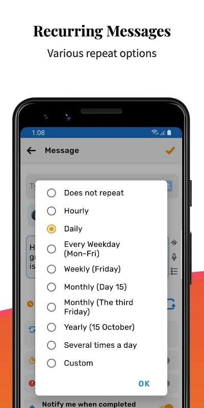 Auto Text: Automatic Message 螢幕截圖 2
