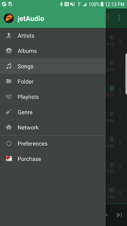 jetAudio+ Hi-Res Music Player 螢幕截圖 1