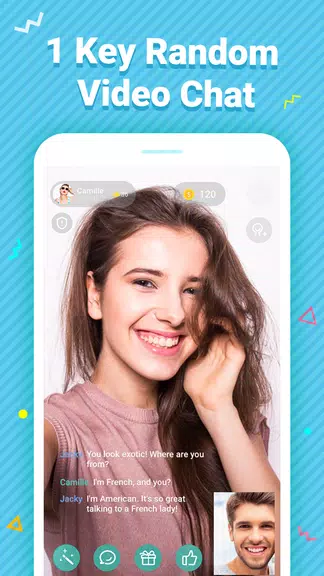 Meet – Talk to Strangers Using Random Video Chat 螢幕截圖 2