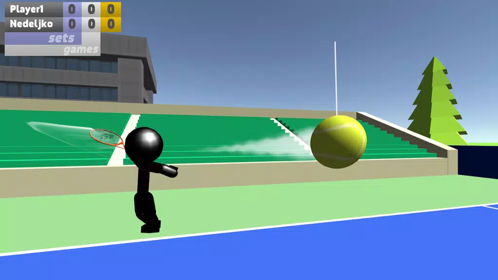 Stickman 3D Tennis 螢幕截圖 0