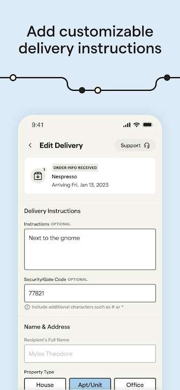 Veho - Manage your deliveries Schermafbeelding 3