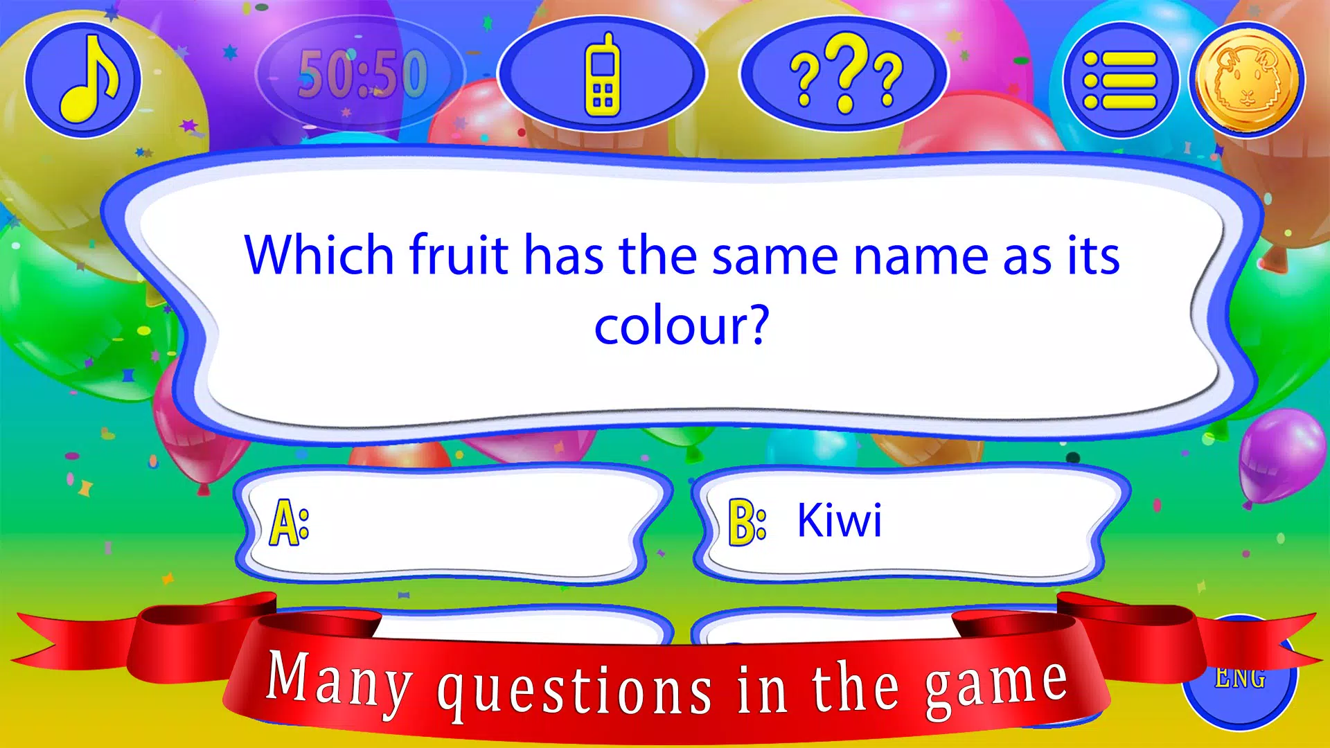 Kids Quiz Games: Millionaire 螢幕截圖 3