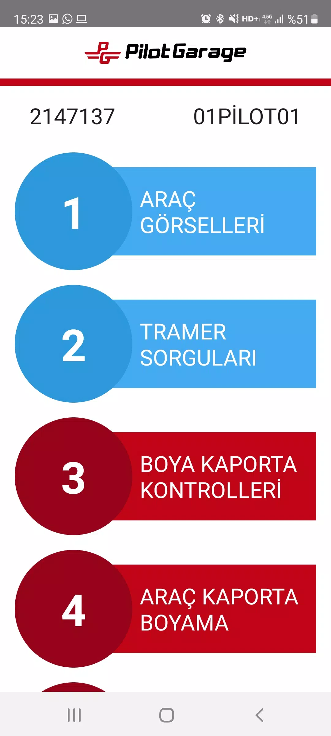 Pilotgarage Usta Uygulaması Ekran Görüntüsü 3