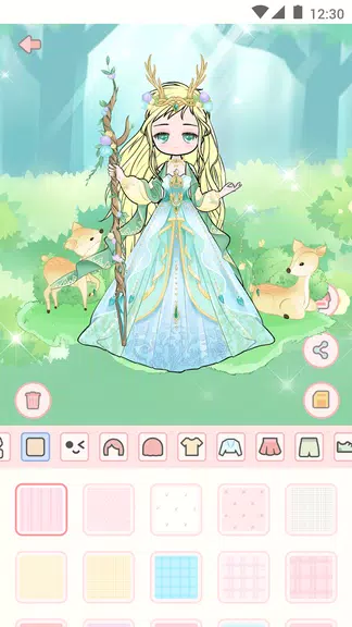 Cute live star:dress up avatar Screenshot 3