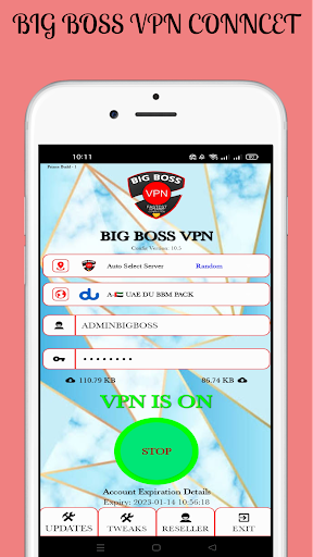 BIG BOSS VPN Скриншот 0