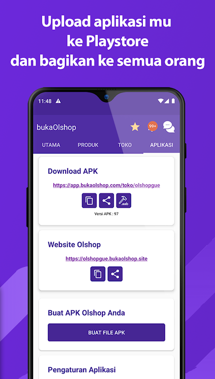 bukaOlshop - Buat App Toko স্ক্রিনশট 2