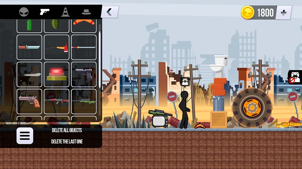 Ragdoll Stikman Sandbox ภาพหน้าจอ 1