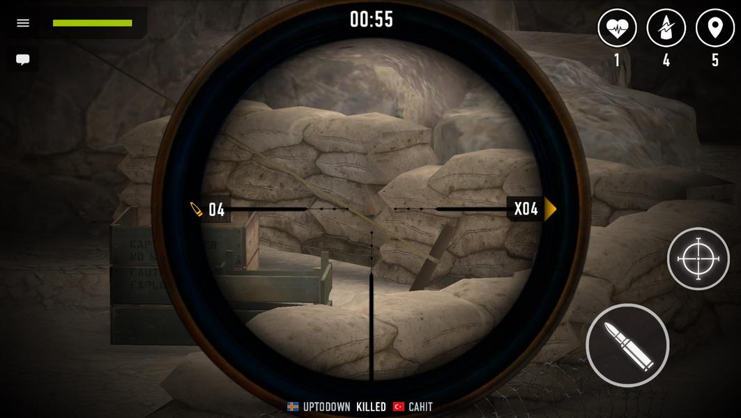 Sniper Arena PvP Shooting Game Schermafbeelding 0