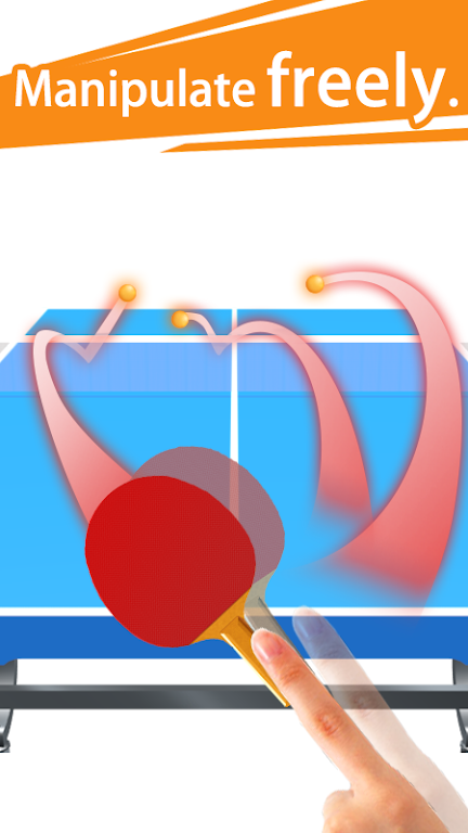 Table Tennis 3D Ping Pong Game Captura de pantalla 1